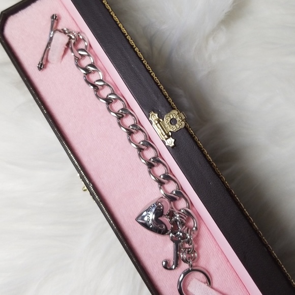 Juicy Couture Jewelry - Juicy Couture Silver Starter Charm Bracelet